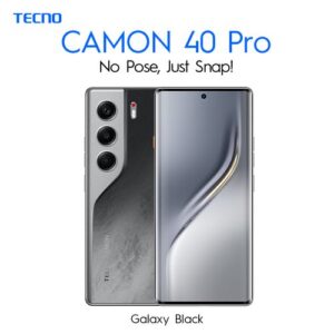 Tecno Camon 40 Pro 8GB/ 256GB Android 15 - Black